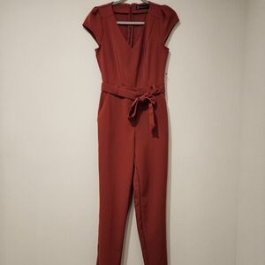 New York & Company  Jumpsuit, Size XS, Burnt Orange